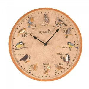 Outside In 12" Birdberry Wall Clock