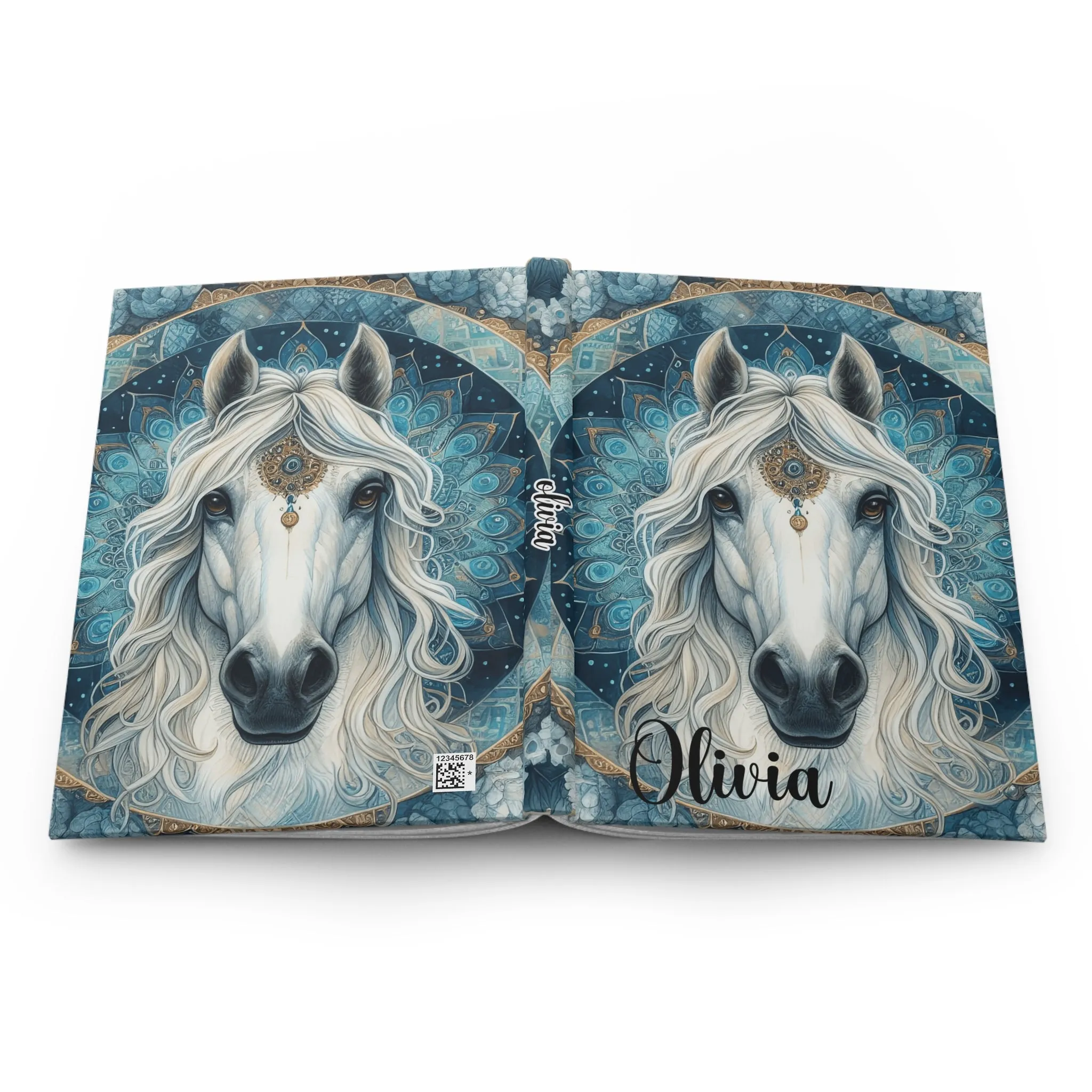 Personalised Hardcover Journal Matte, Horse, awd-1704