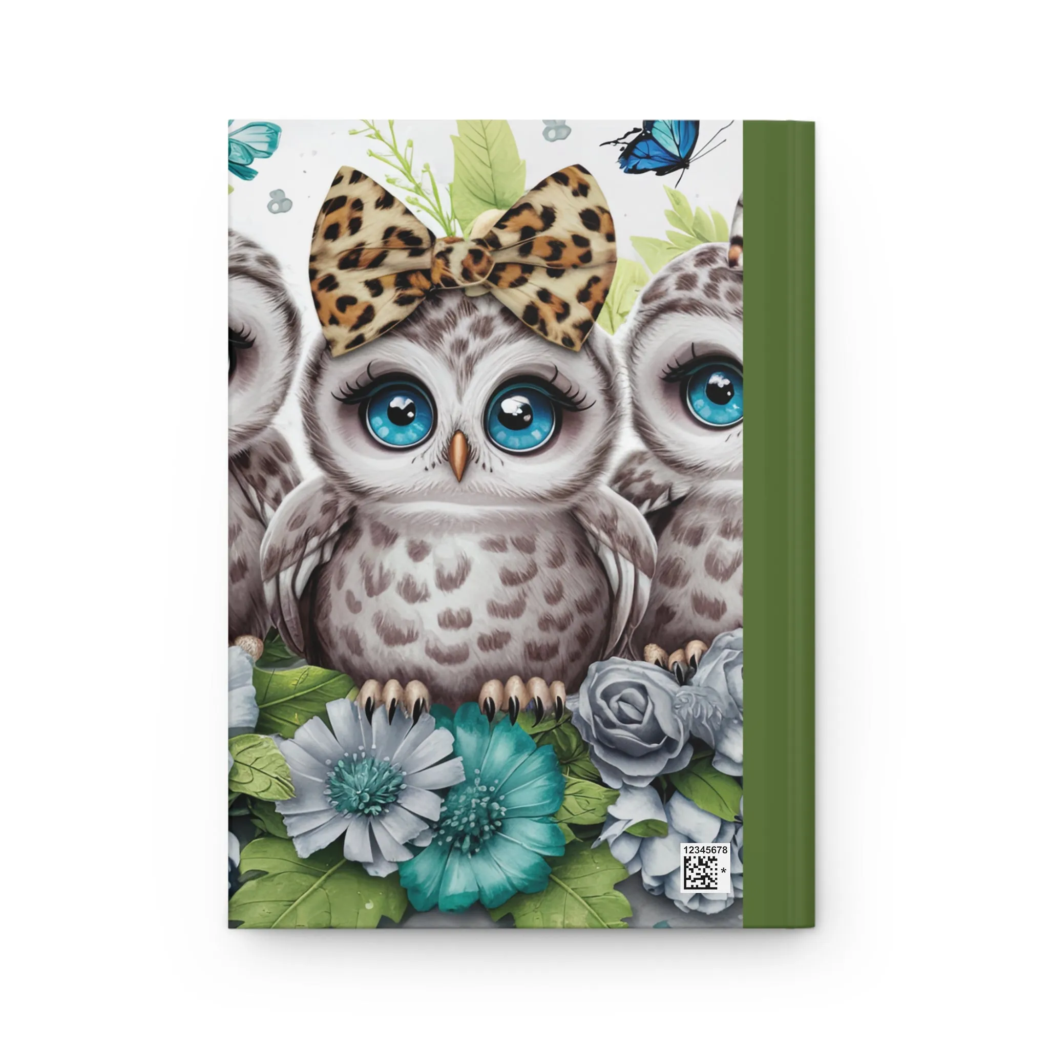 Personalised Hardcover Journal Matte, Owls, awd-1469