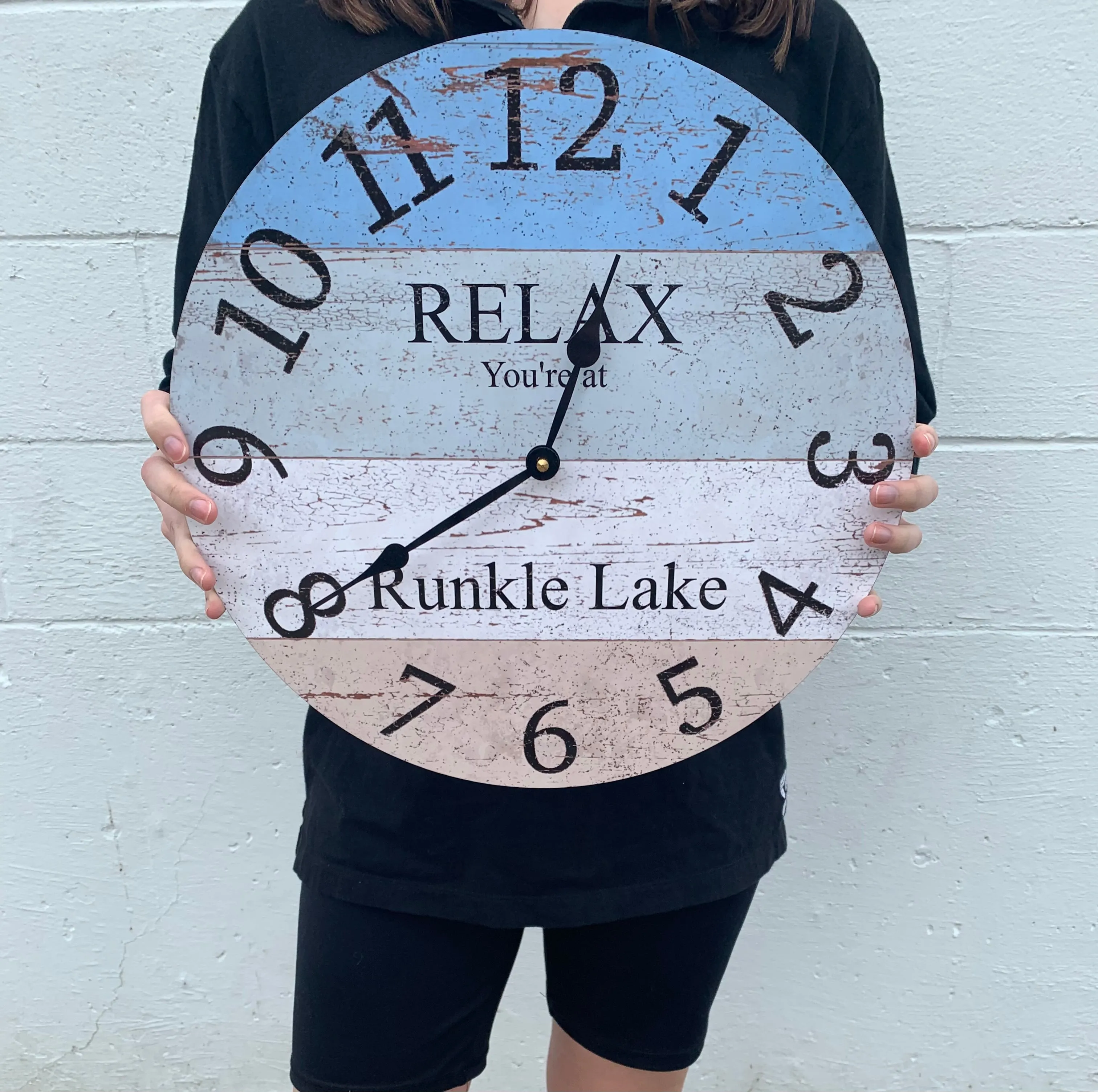 Personalized Lake Clock