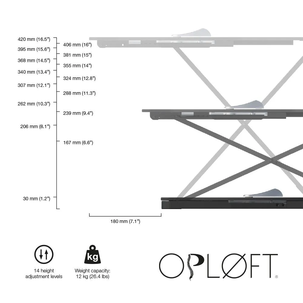 Posturite Opløft Sit-Stand Platform