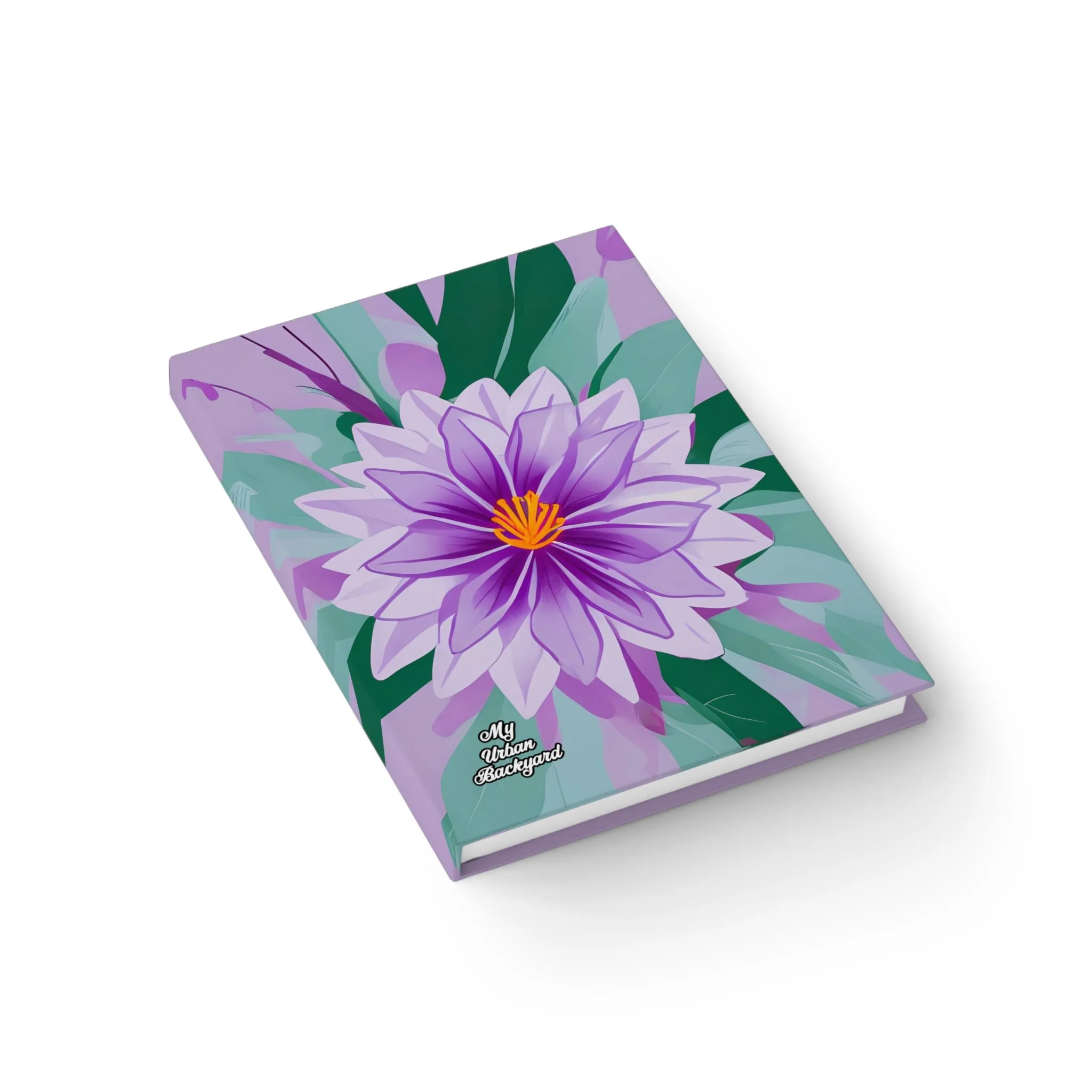 Purple Flower, Hardcover Notebook Journal - Write in Style