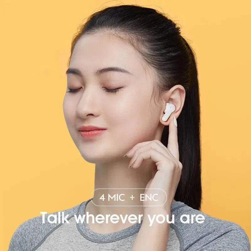 QCY T13 Wireless Earbuds: Ultimate Sound & 40-Hour Playback - Noise Cancellation & Custom EQ