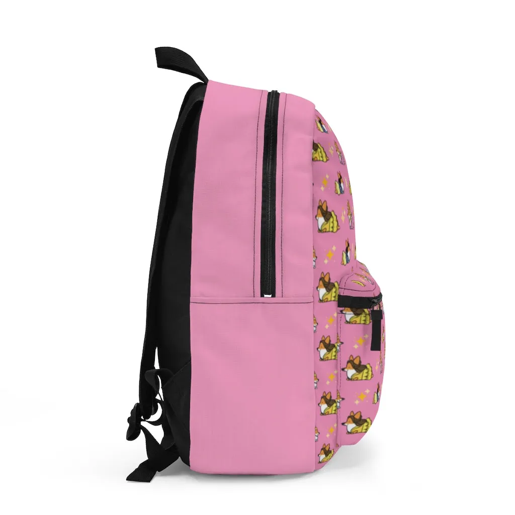 "Storybork Collection: Volume 1" Pink Corgi Backpack