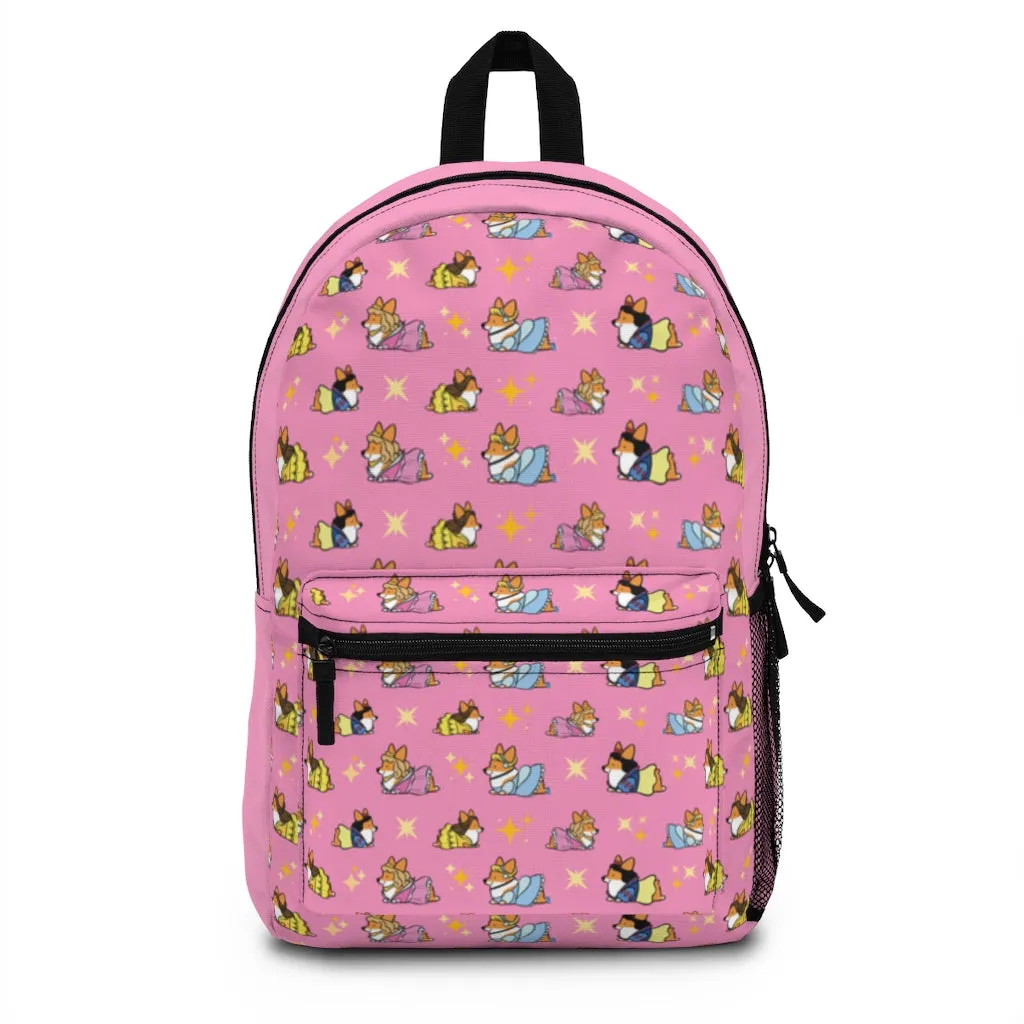 "Storybork Collection: Volume 1" Pink Corgi Backpack