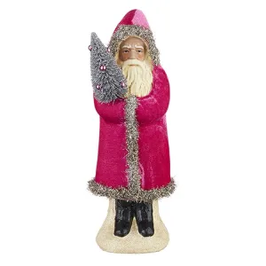 Raz Imports 2022 Collected Christmas 12" Velvet Santa