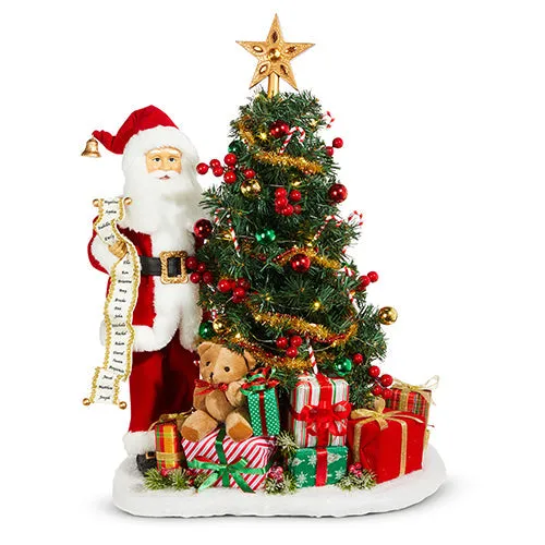 Raz Imports 2023 Classic Carols 23.5" Lighted Tree With Santa