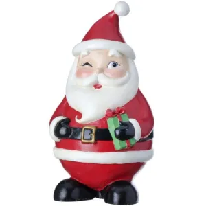 Regency International 12"Resin Standing Winking Jolly Santa