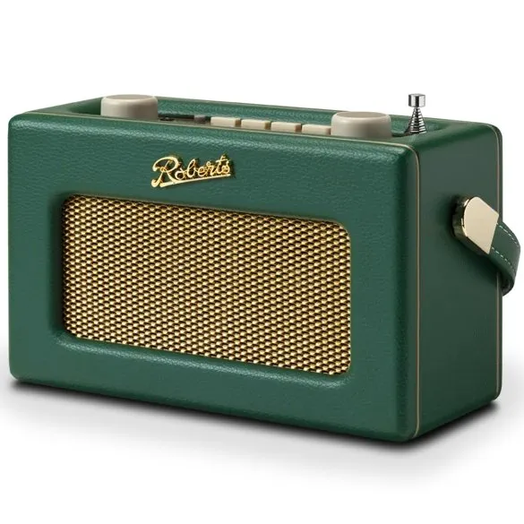 Roberts Revival Uno BT DAB DAB  FM Radio with 2 alarms and line out in Deep Green Bluetooth