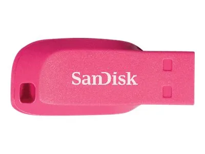 Sandisk Cruzer Blade - Usb Flash Drive - 16 Gb - Usb 2.0 - Electric Pink