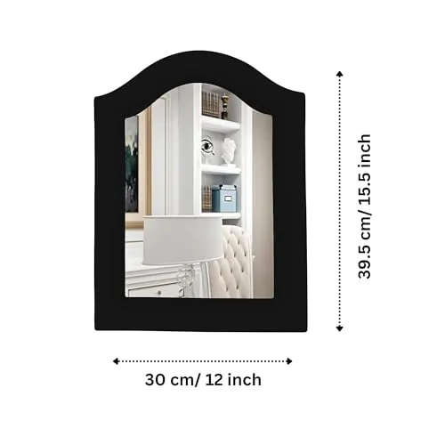 Sleek Bathroom/Basin Mirror | Wall Mounted Mirror for Home, Bathroom Reflective Surface | Ideal for Modern Bathrooms (12X16)