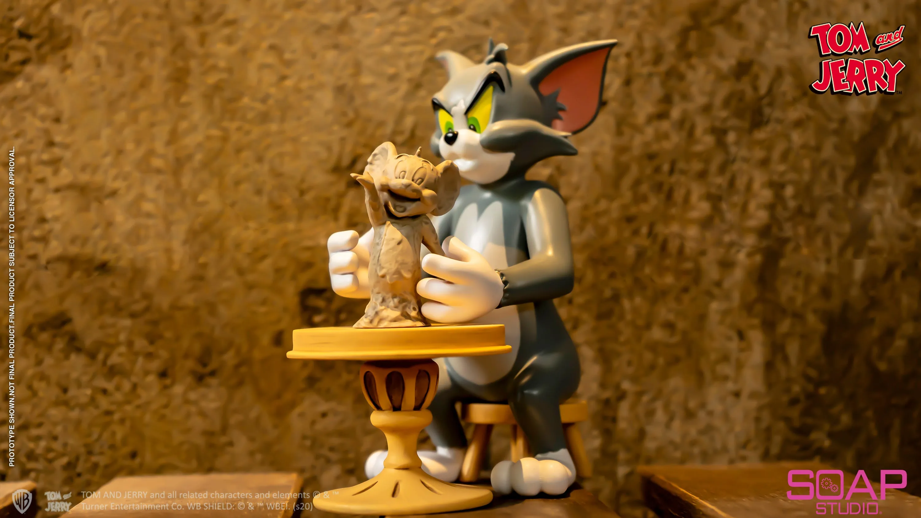 Soap Studio CA126 Tom and Jerry: The Sculptor Figure Statue