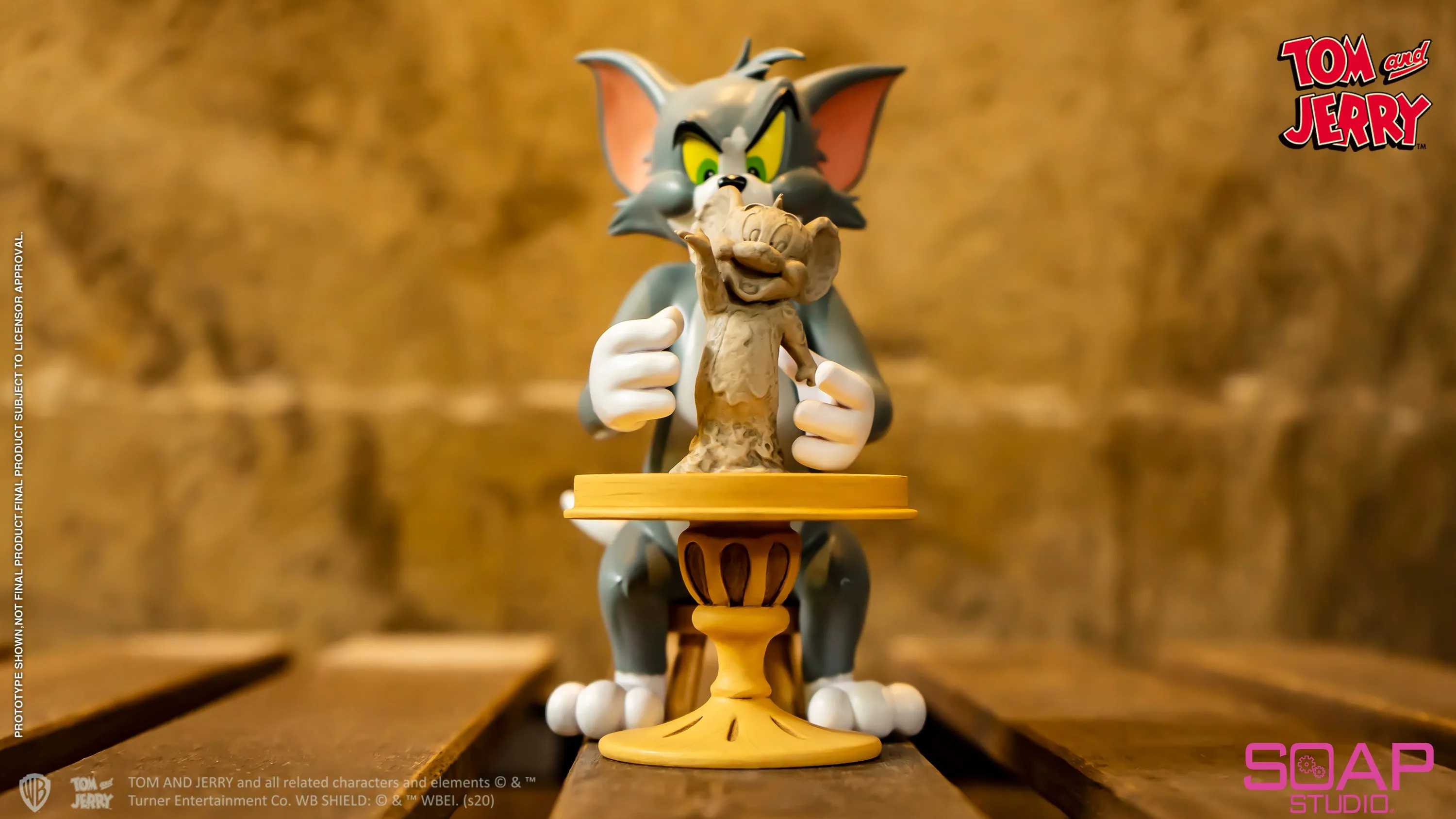 Soap Studio CA126 Tom and Jerry: The Sculptor Figure Statue