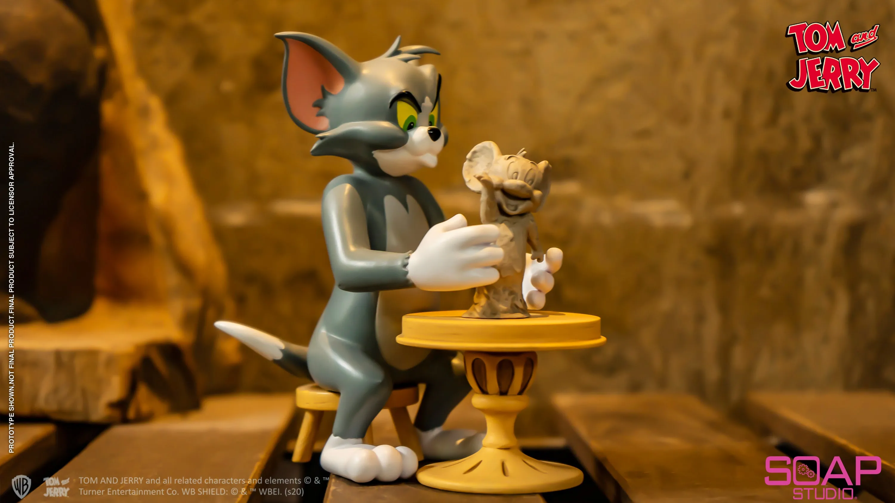 Soap Studio CA126 Tom and Jerry: The Sculptor Figure Statue