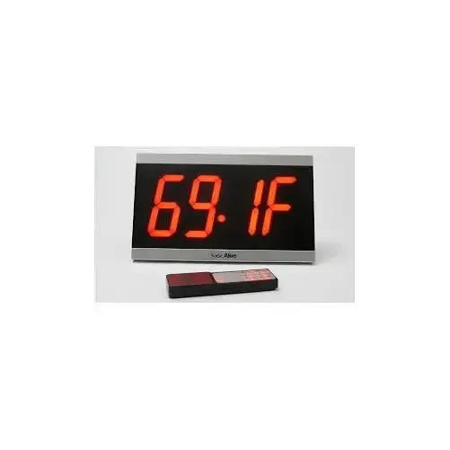 Sonic Alert Big 4" x 11" LED Display Dual Alarm Clock BD4000