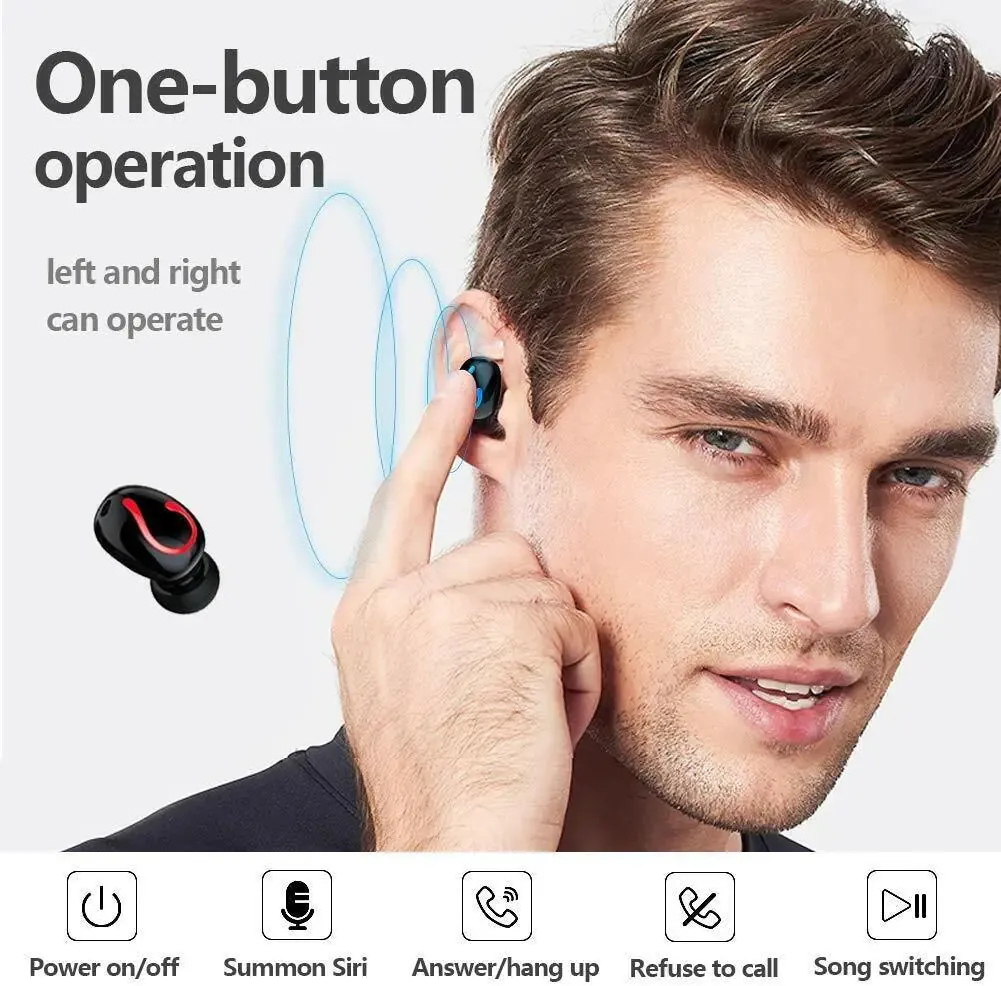 Stay Focused Wireless Stereo Mini Earbuds