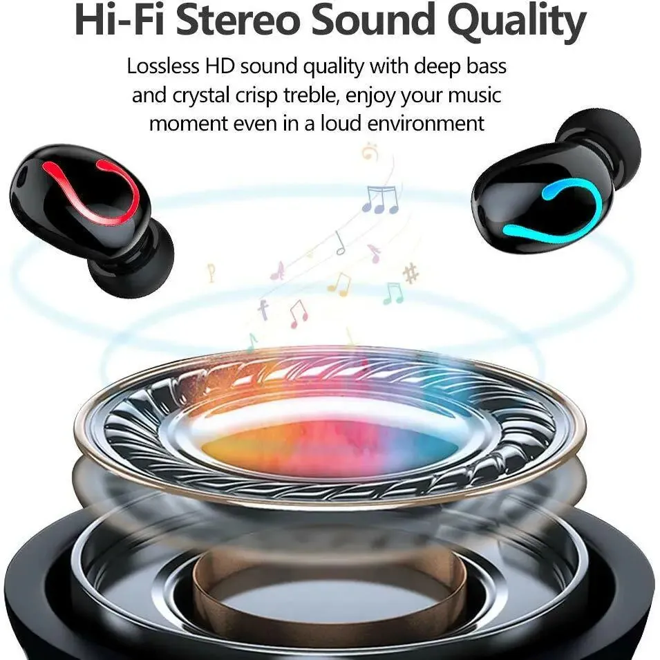 Stay Focused Wireless Stereo Mini Earbuds