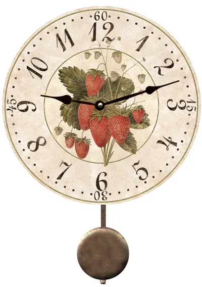 Strawberry Clock- Strawberry Wall Clock