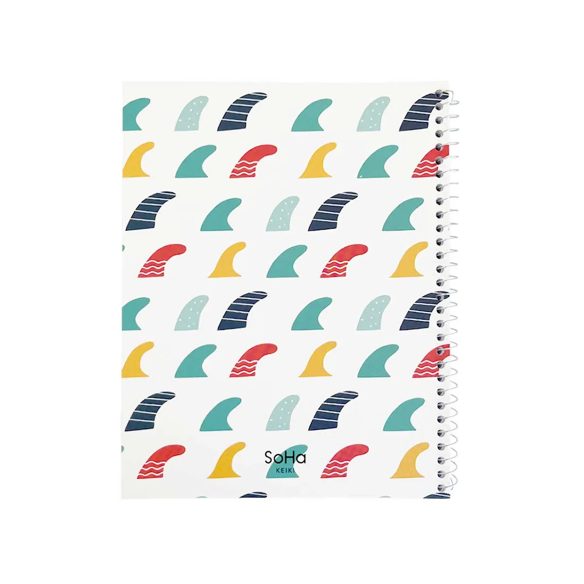 Surfboard Fin Keiki Spiral Notebook