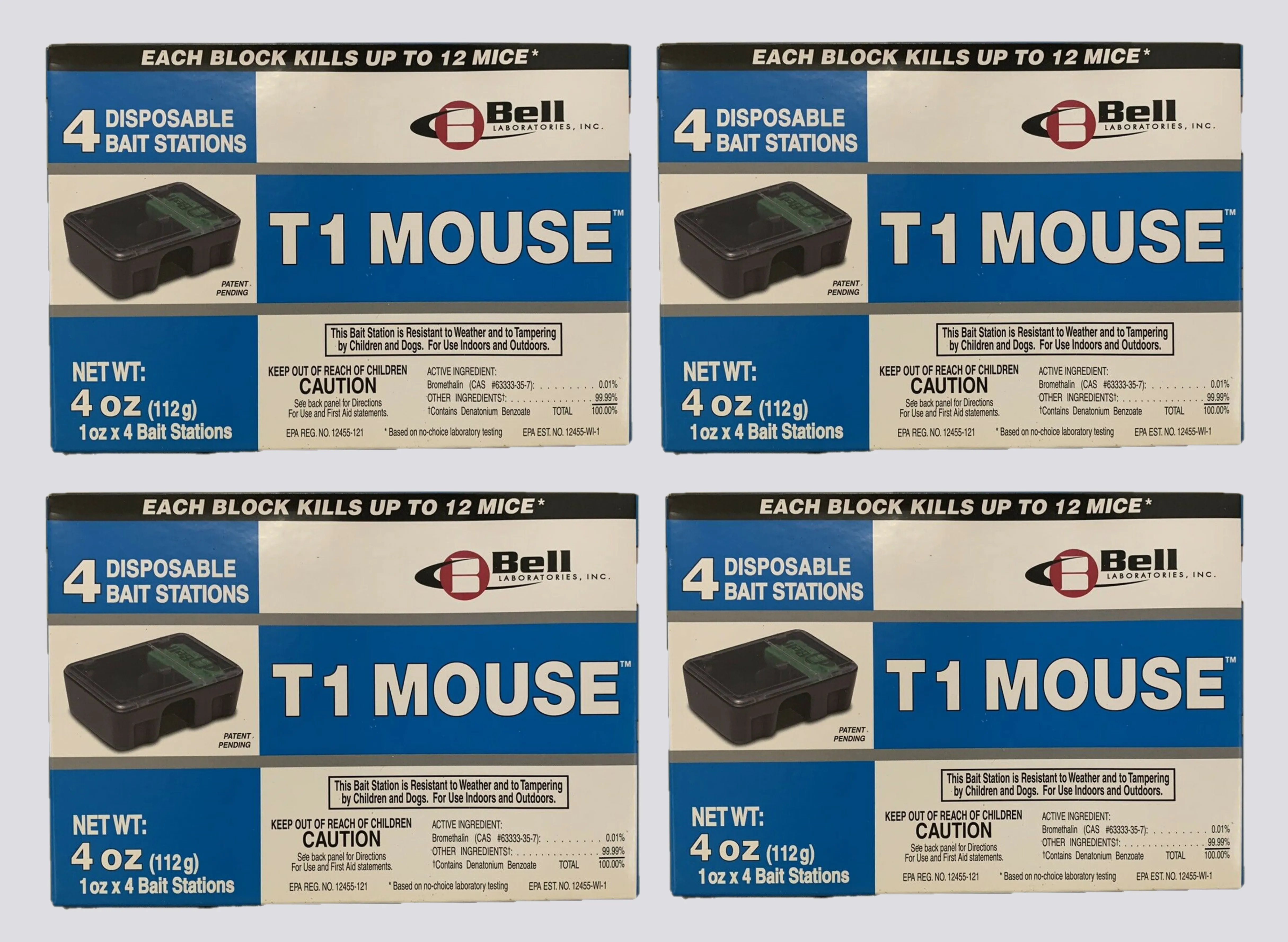 T1 Mouse Disposable Pre-Baited Stations