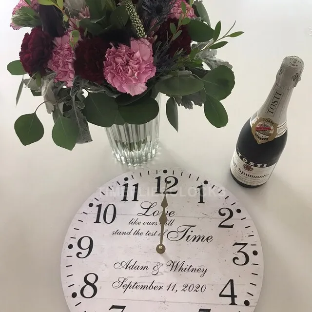 Test of Time Wedding Clock