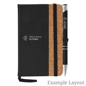 The Miller Cork Notebook - Personalized with Your Logo