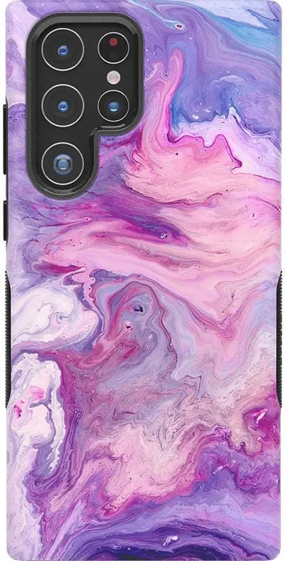 Tie Dying Over You | Purple Marble Samsung Case