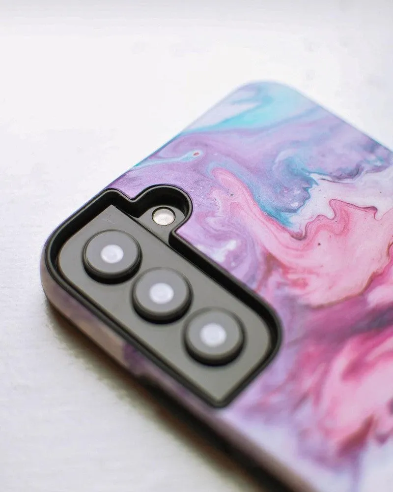 Tie Dying Over You | Purple Marble Samsung Case