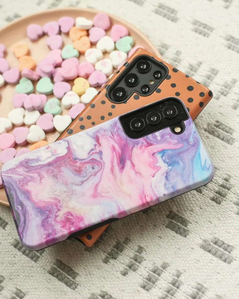 Tie Dying Over You | Purple Marble Samsung Case