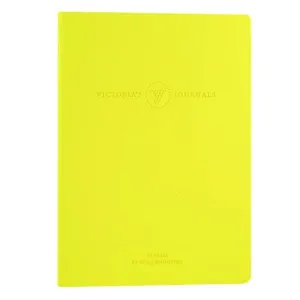 Victoria's Journals Neon Dotgrid Journal - Neon Yellow