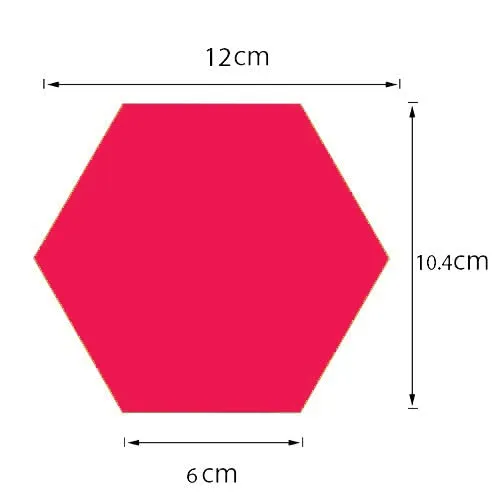 Wall1ders 14, Hexagon Mirror Stickers for Wall, Mirror Stickers for Wall, Acrylic Stickers, Wall Mirror Stickers, Wall Stickers for Bedroom, Hall, Home Offices (Silver), Self Adhesive