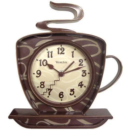 Westclox Coffee Time 3-dimensional Wall Clock (pack of 1 Ea)