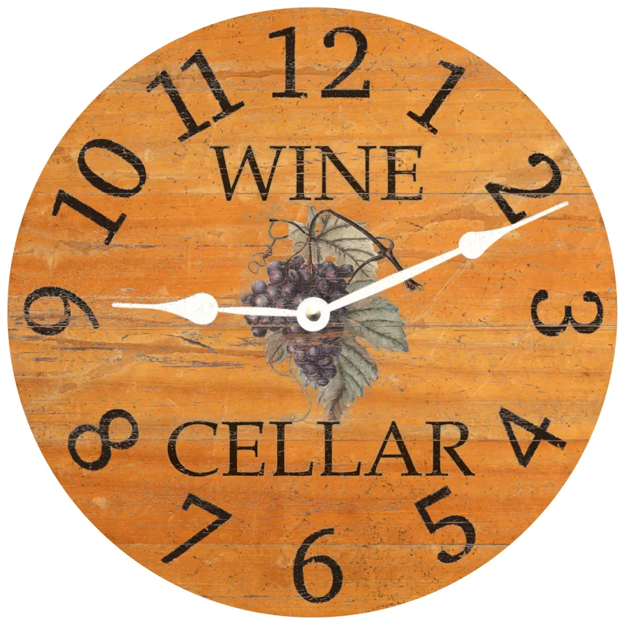 Wine Drinking Clock- Wine Clock