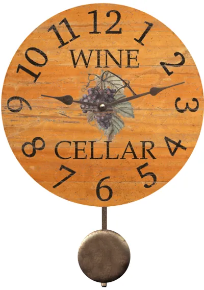 Wine Drinking Clock- Wine Clock