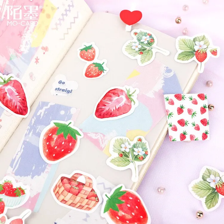 Yummy Strawberry Stickers