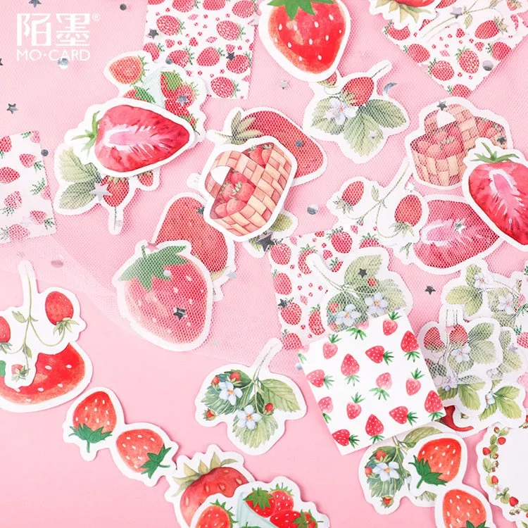 Yummy Strawberry Stickers